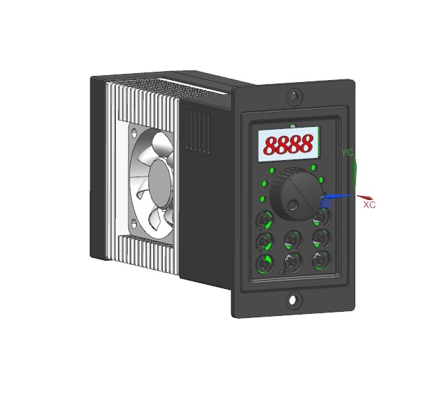 仪表式简易调速变频器外壳